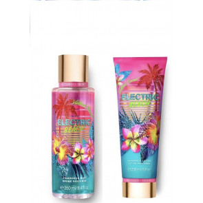 Набор парфюмированный спрей и лосьон для тела Victoria`s Secret Limited Edition Electric Beach Body Mist and Lotion